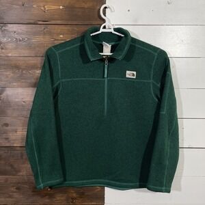THE NORTH FACE GORDON LYONS QUARTER ZIP PULLOVER EVERGREEN
